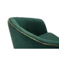 Fotel PARIS Zielony/Złoty 62 58 78 cm
